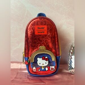 NWOT Loungefly X Hello Kitty mini backpack, pencil bag!